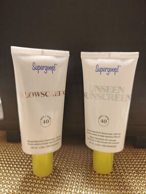 Supergoop! SET Glowscreen & Unseen Sunscreen